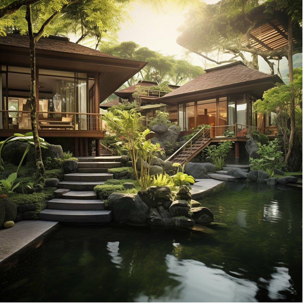 Accommodation pavilion